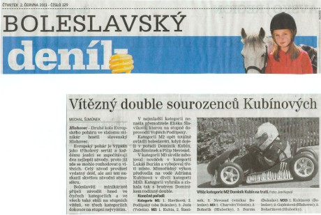 Vítězný double sourozenců Kubínových