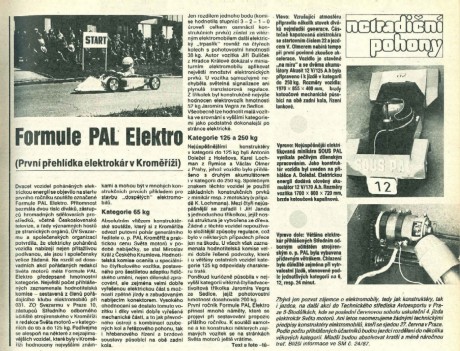 Formule PAL elektro