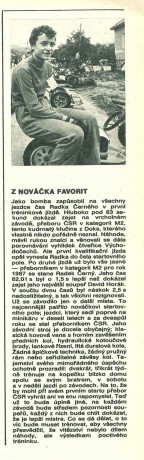 z nováčka favorit, radek Černý