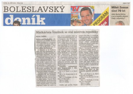 2014-9-26 Mladoboleslavsky denik