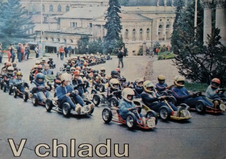 č. 27 - Mariánské Lázně 1.6.1985 Pohár Světa motorů, trať ve městě s cílem u Casina
