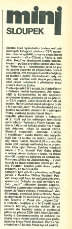 hodnocení přeboru ČSR v Čížové u Plzně