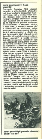 časopis ABC a šéfredaktor Toman u zrodu minikár