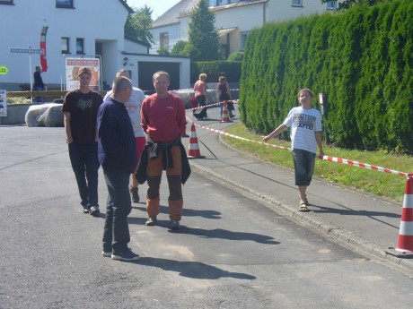 prohlídka trati, ještě jsem netušil, že to bude moje zatáčka