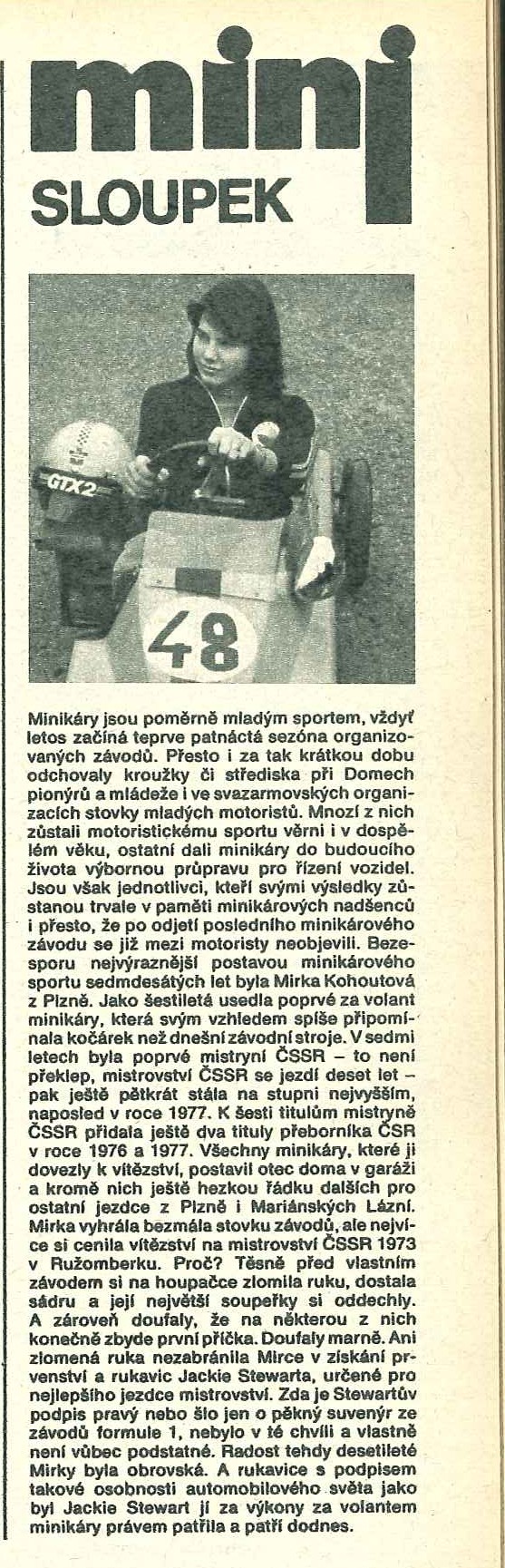 Mirka Kohoutová z Plzně